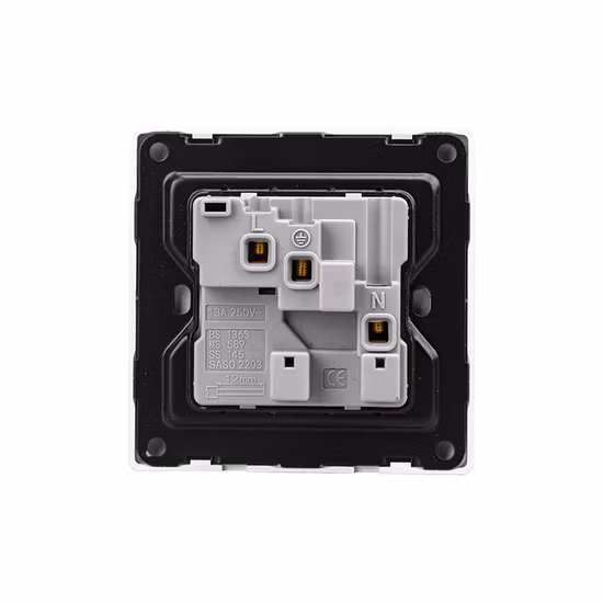 K3.2 공장 가격 영국 PC 더블 터치 홈 16A 250V 스마트 전기 벽 스위치 전등 스위치 소켓
